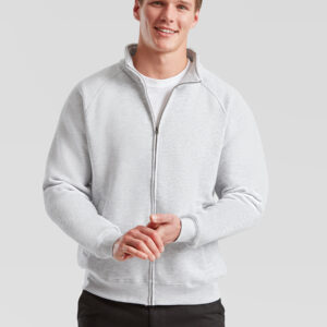 Felpa uomo zip intera premium